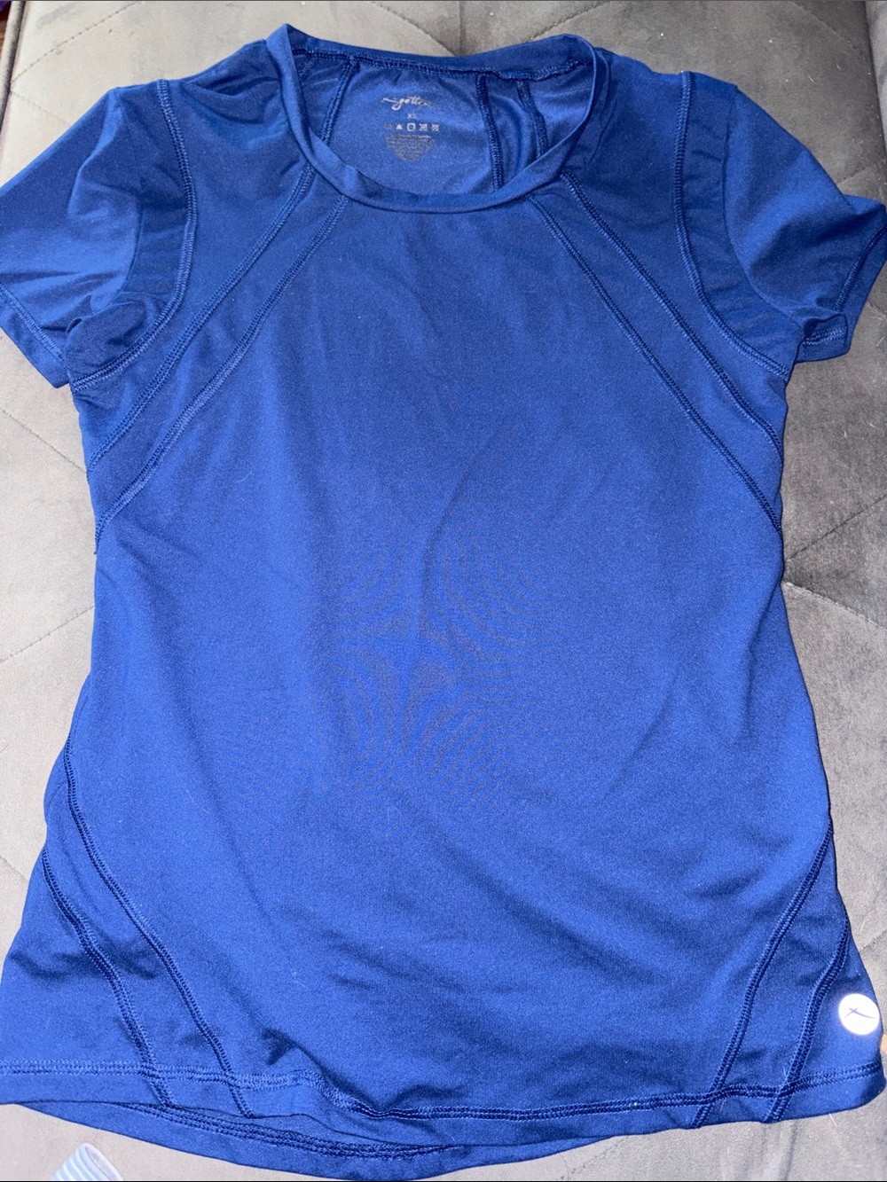 Brandy Melville Short-Sleeve Athletic Tee - Royal Blue